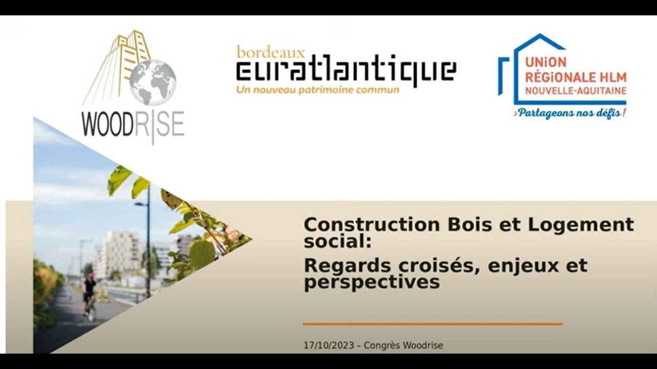 CONSTRUCTION BOIS ET HABITAT SOCIAL : ENJEUX ET PERSPECTIVES