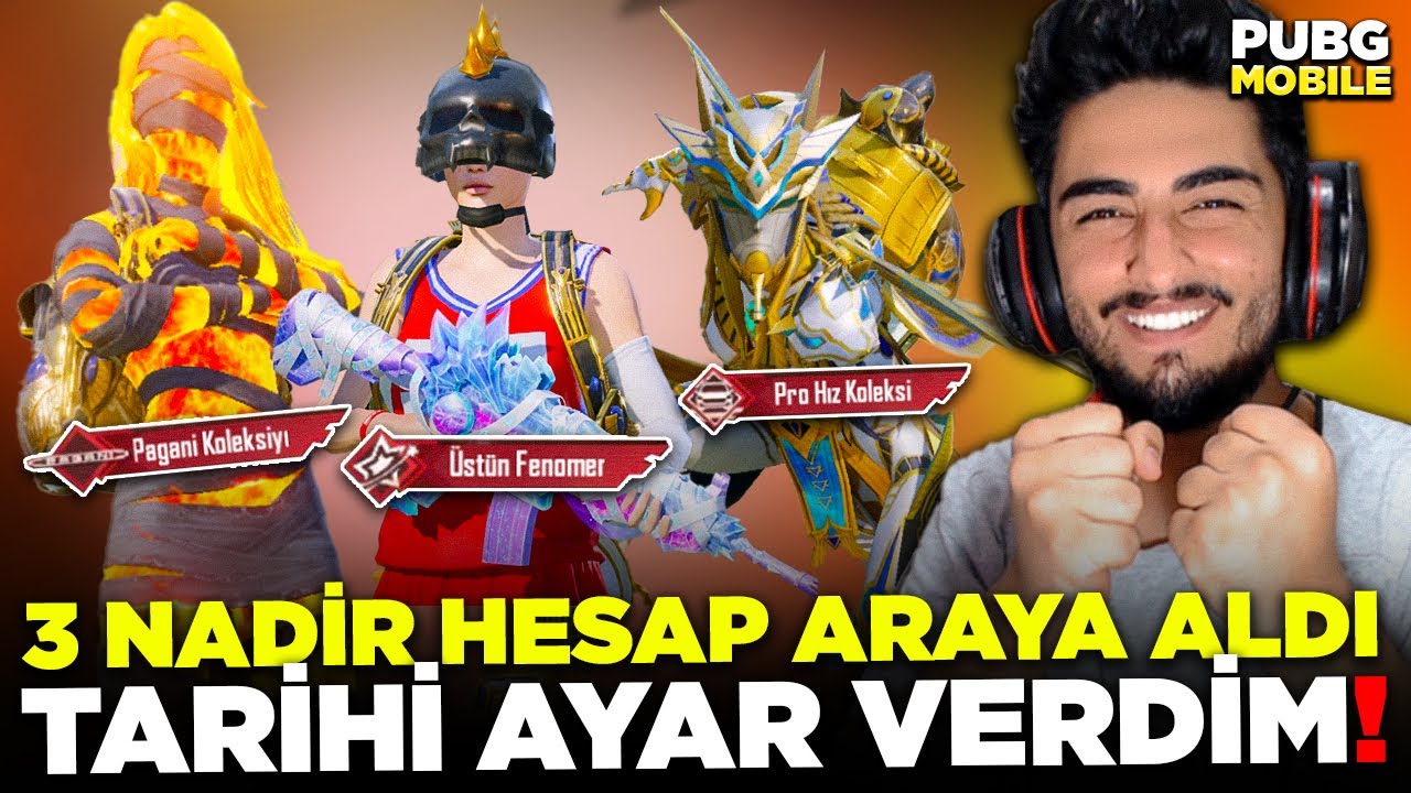 3 NADİR HESAP BENİ ARAYA ALIP DALGA GEÇTİLER! TARİHİ AYAR VERDİM! 🤣 PUBG Mobile