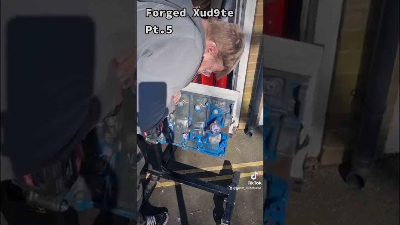 Xud9te Forged Build Pt.5 Engine Block Painting (Peugeot 306, Citreon, Dturbo, Xud9)