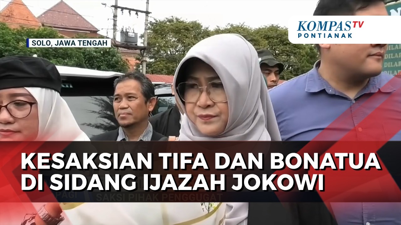 Sidang Ijazah Jokowi, Tifa dan Bonatua Jadi Saksi