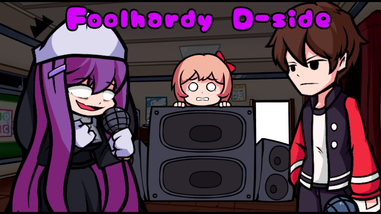 Foolhardy D-side but Yuri and MC Sing It! (FNF: D-SIDES)