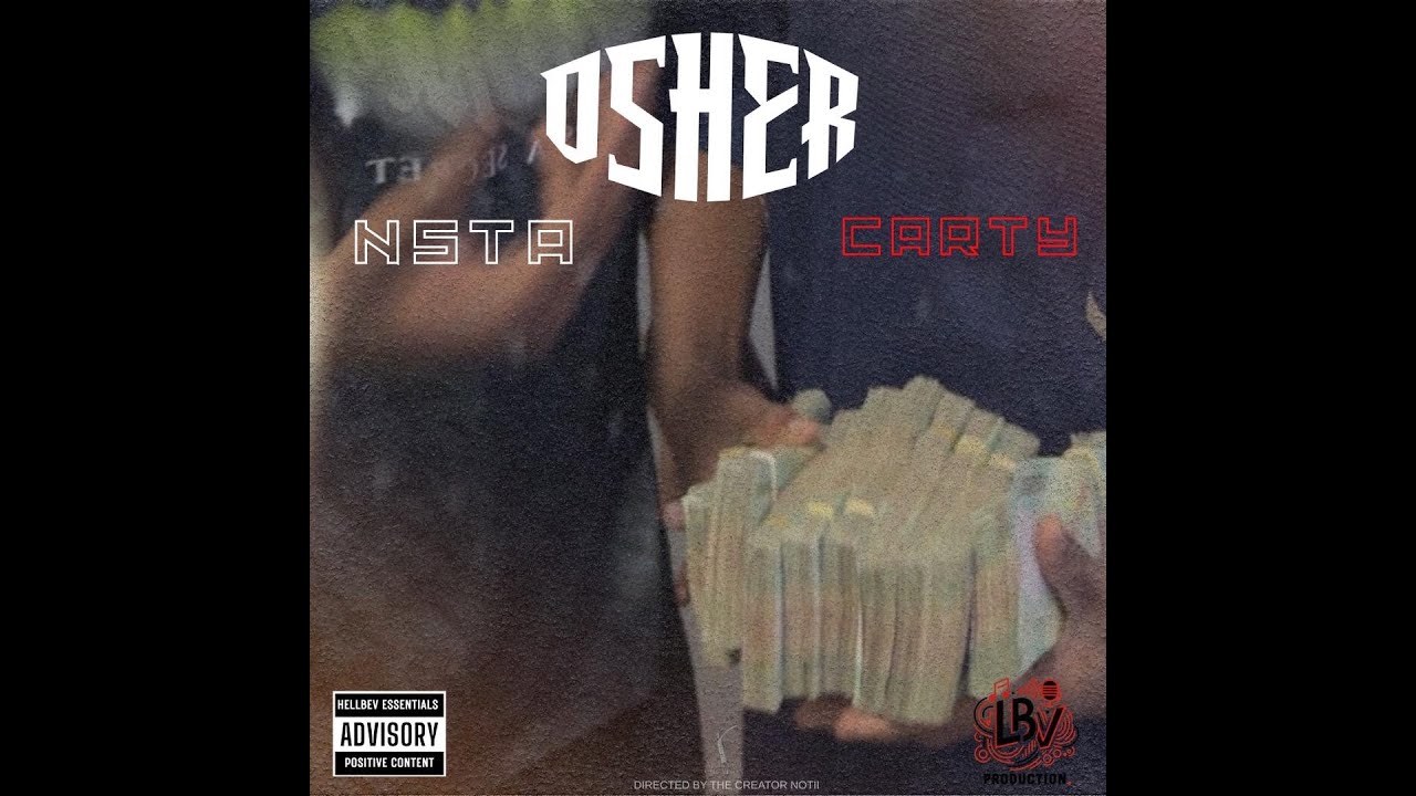 N$TA  - OSHER (feat. Carty) [Official Lyrics Video]