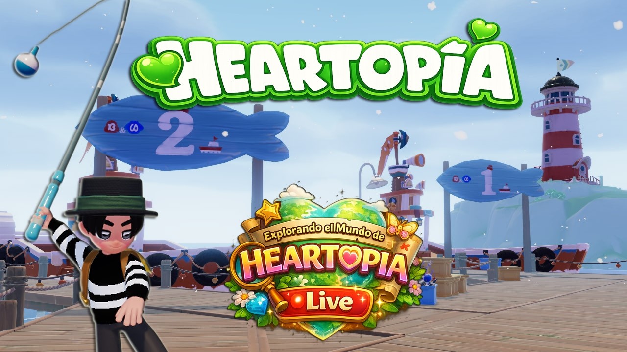 ✨VAMONOS DE PESCA EN HEARTOPIA✨ #heartopia