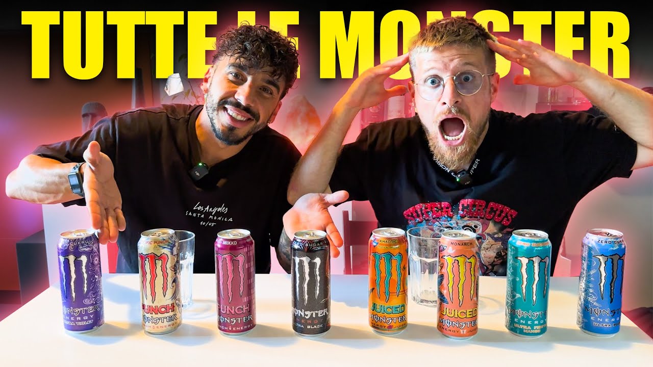 PROVIAMO TUTTE LE MONSTER ESISTENTI NEL MONDO - SIAMO VERAMENTE SCONVOLTI DA ALCUNI GUSTI! (ASSURDO)