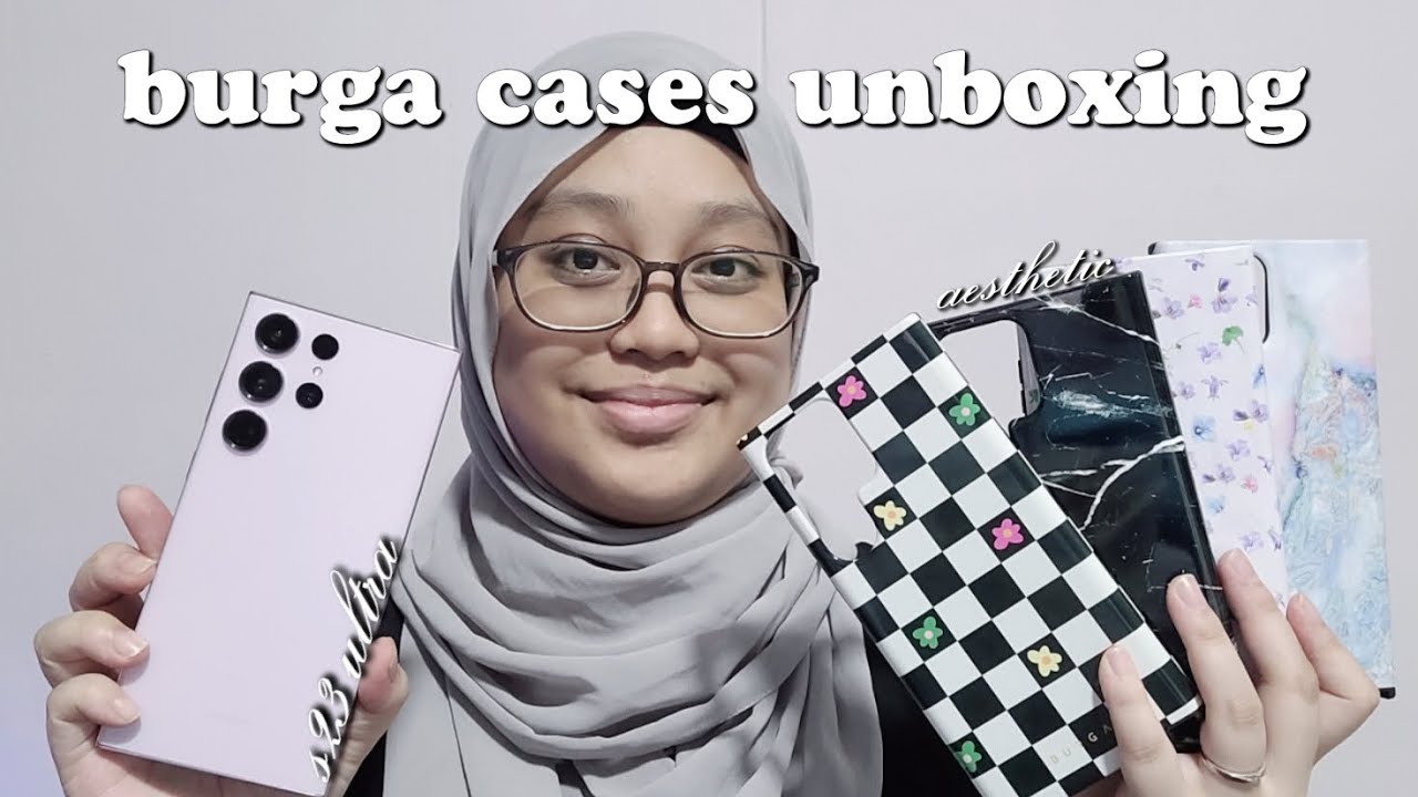 Cute & Aesthetic Burga Cases Unboxing