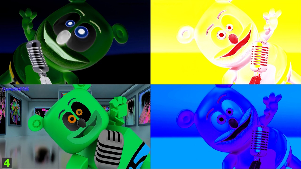 1 MILLION MULTI LANGUAGE Gummy Bear Gummibär Song PART 2 | Super Cool Visual & Audio Effects Edit
