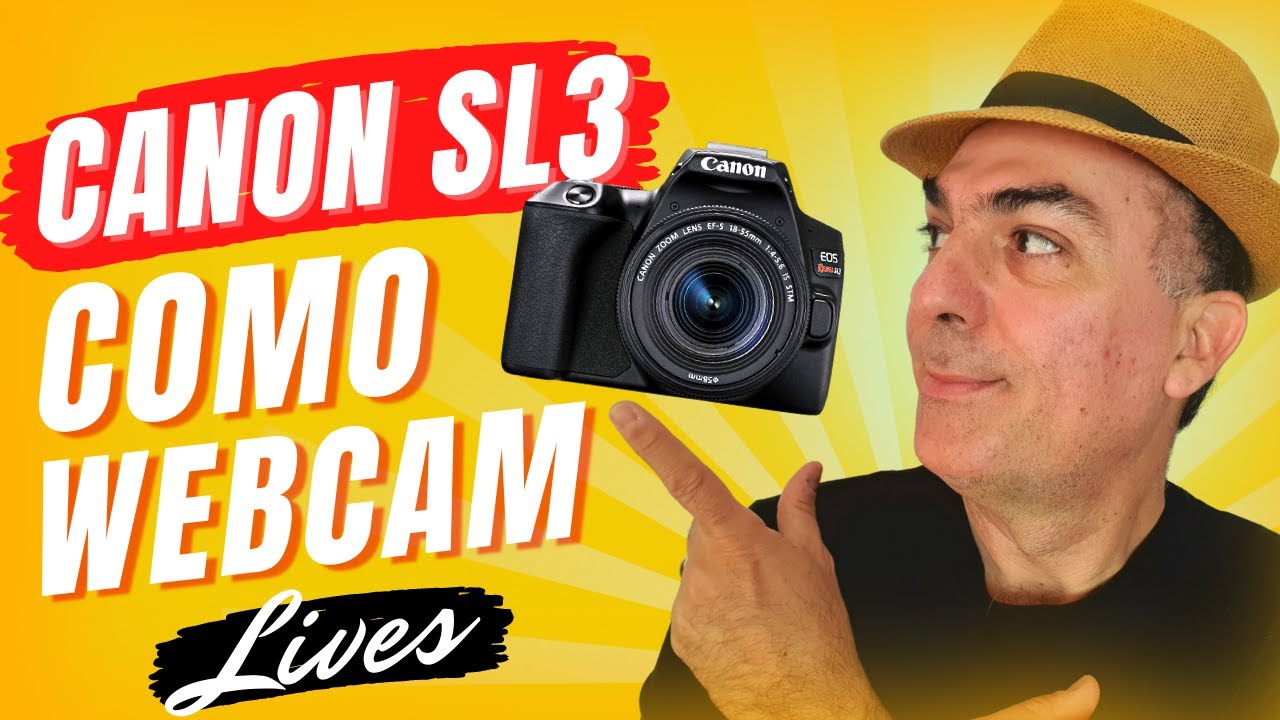 Como Usar CANON SL3 como WEBCAM para LIVE [Saída HDMI Limpa]