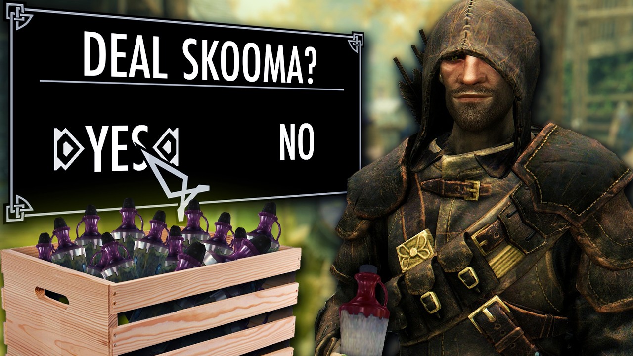 I Became a SKOOMA DEALER in Skyrim... (Legendary Difficulty)