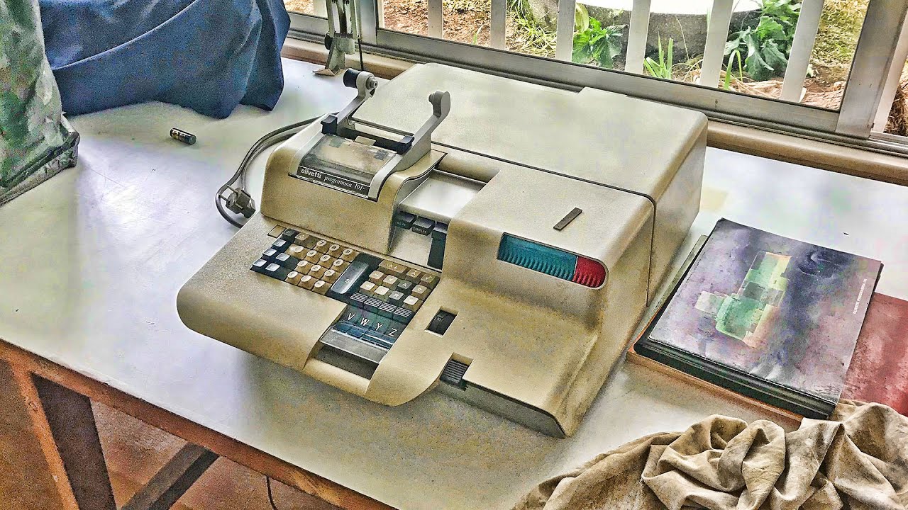 Rescatando un Olivetti Programma 101. La primera computadora de escritorio.