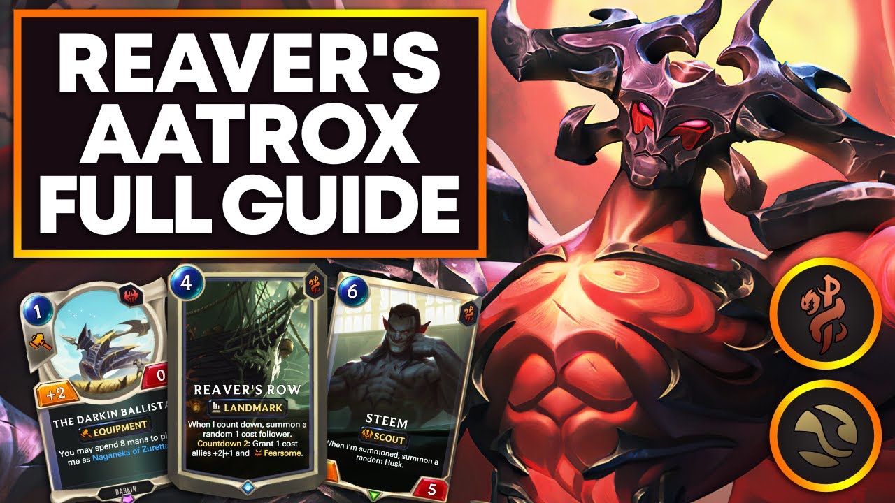 REAVER'S ROW AATROX is COMPETITIVE in MASTERS?! | Aatrox Xolaani Reaver's Row | Legends of Runeterra