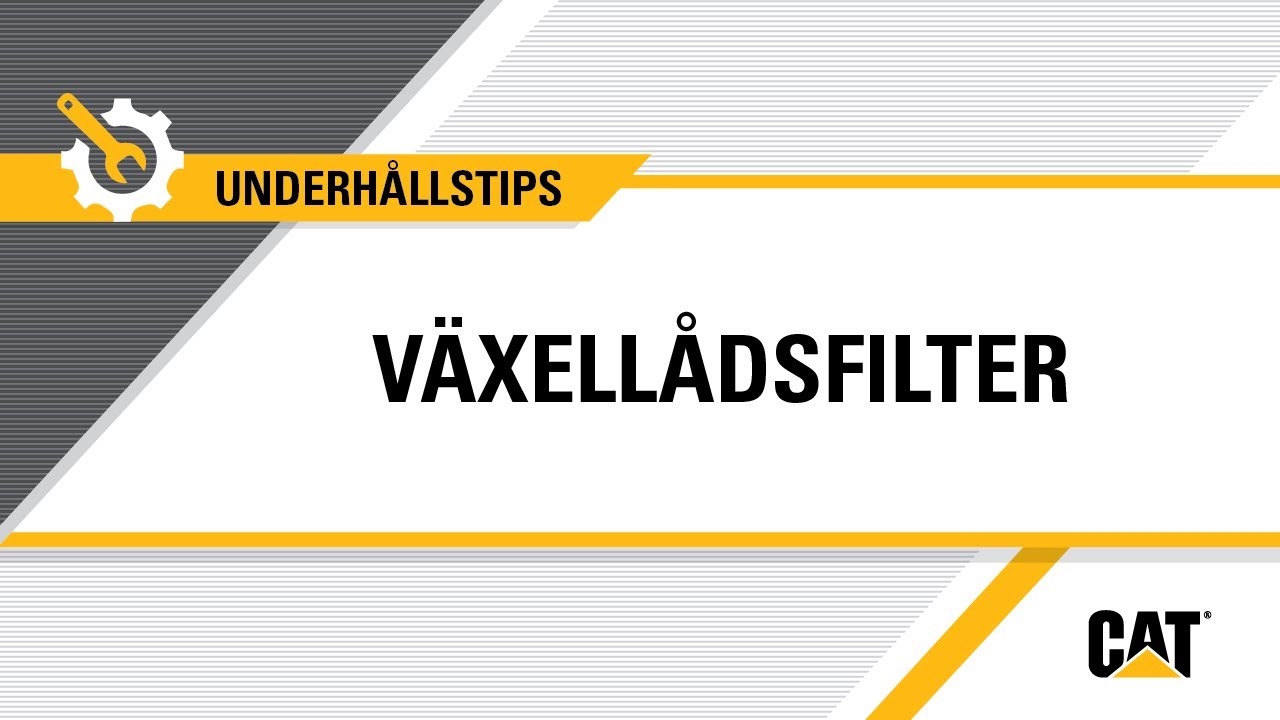Byta ut Cat&reg;-v&auml;xell&aring;dsfilter