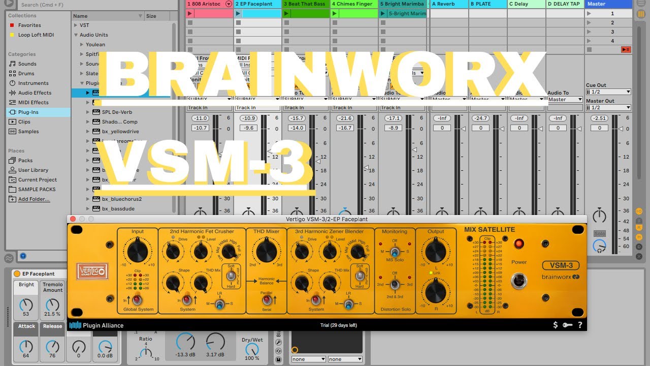 Brainworx Vertigo VSM3 on a hip-hop/neo-soul loop