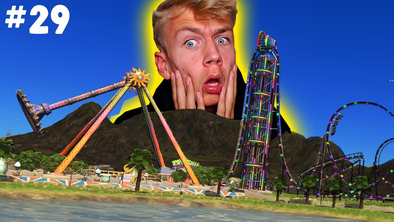 *NEW* ZIEKE ATTRACTIES IN HET PRETPARK! (Cities Skylines #29)