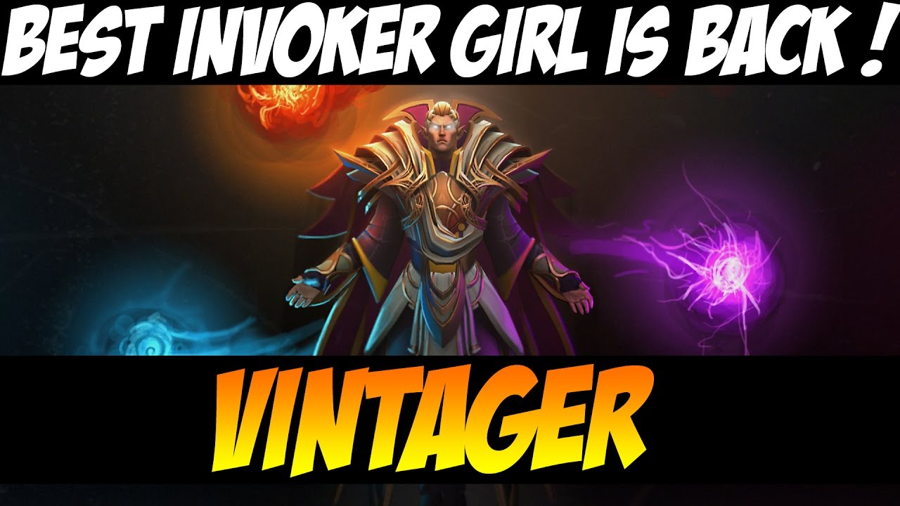 THE BEST INVOKER GIRL IN DOTA IS BACK !! - VINTAGER 7k MMR Girl - Vol 17 - Dota 2