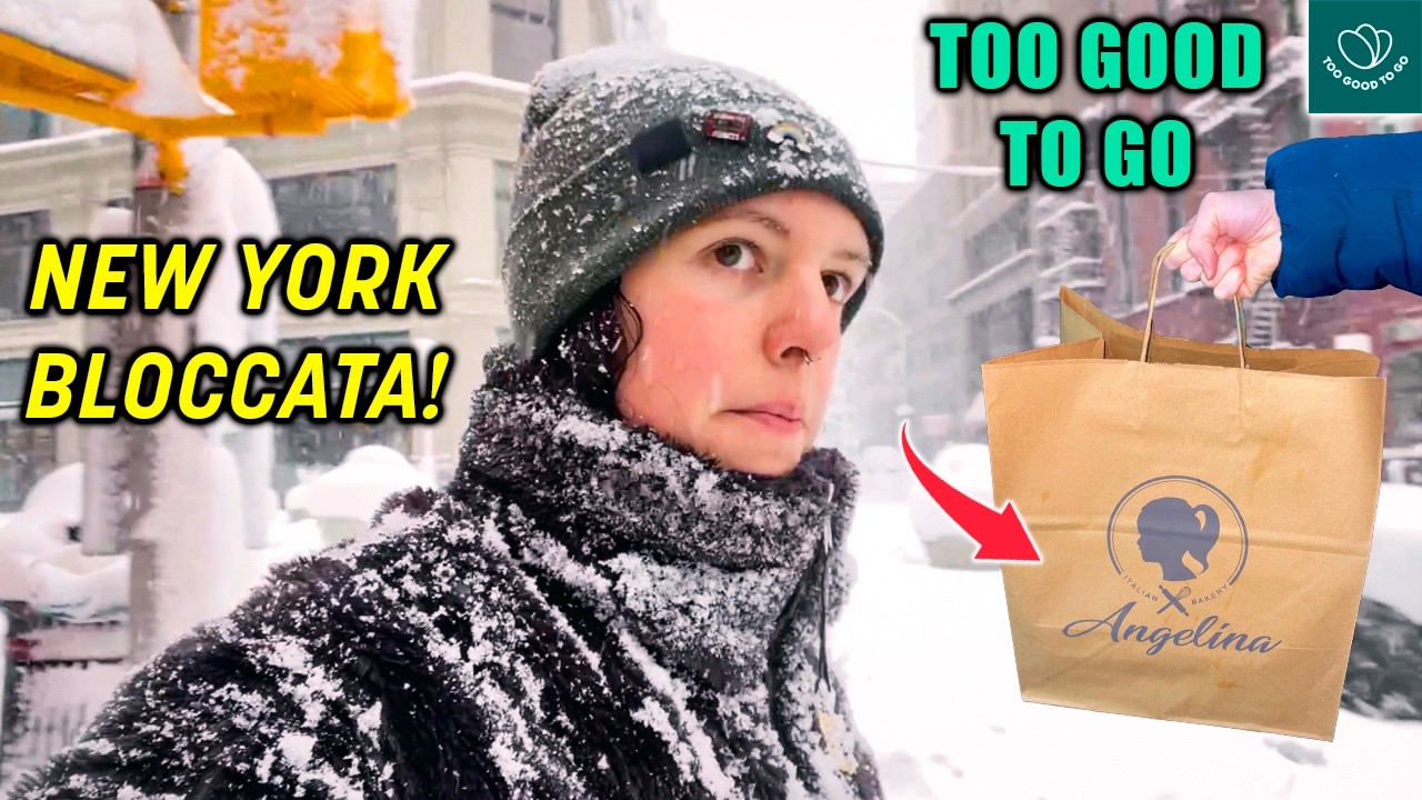 TOO GOOD TO GO IN MEZZO ALLA BUFERA DI NEVE a New York 😰