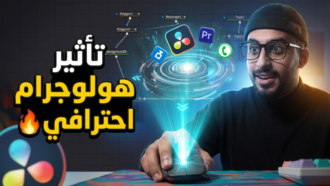حوّل الماوس إلى واجهة ذكية | Smart UI Hologram