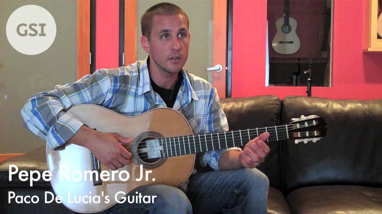 Pepe Romero Jr. - Paco de Lucia's New Guitar: Flamenco Guitar at Guitar Salon International