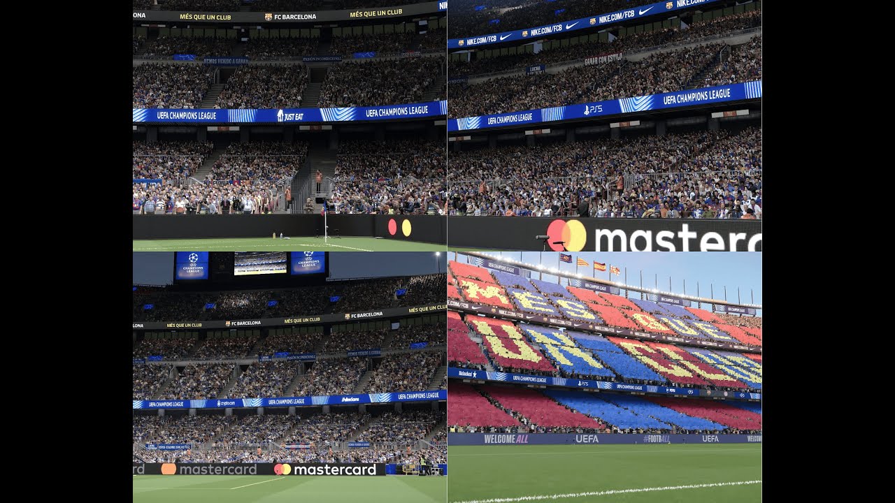 CAMP NOU NEW BANNER UCL SEASON 25/26 | FOOTBALL LIFE 2026 | PES 2021