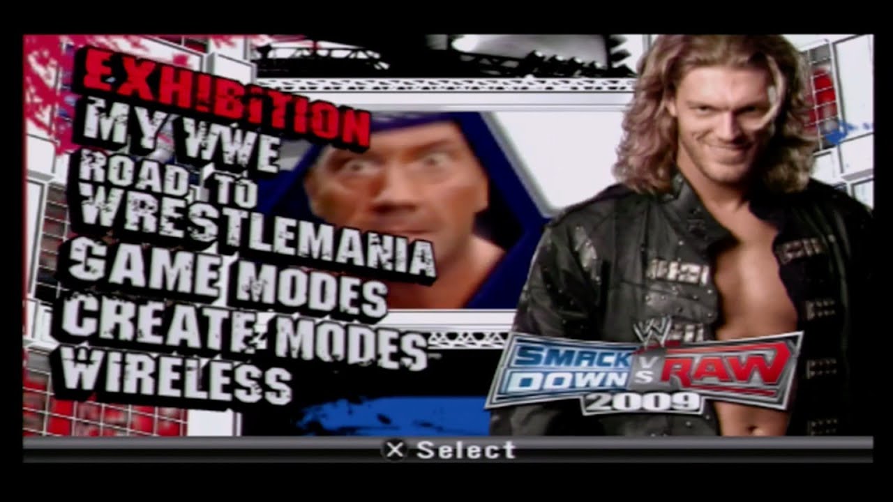 WWE SmackDown vs. Raw 2009 -- Gameplay (PSP)