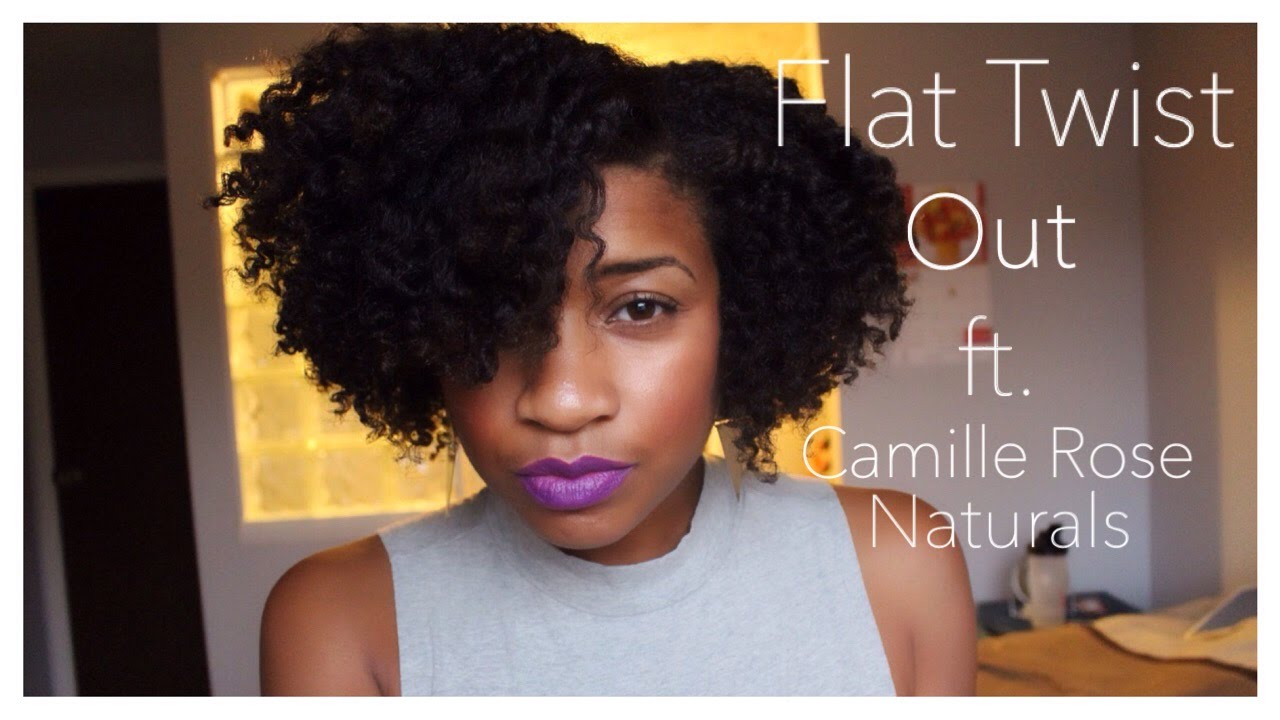 Flat twist out on dry hair ft Camille Rose Naturals