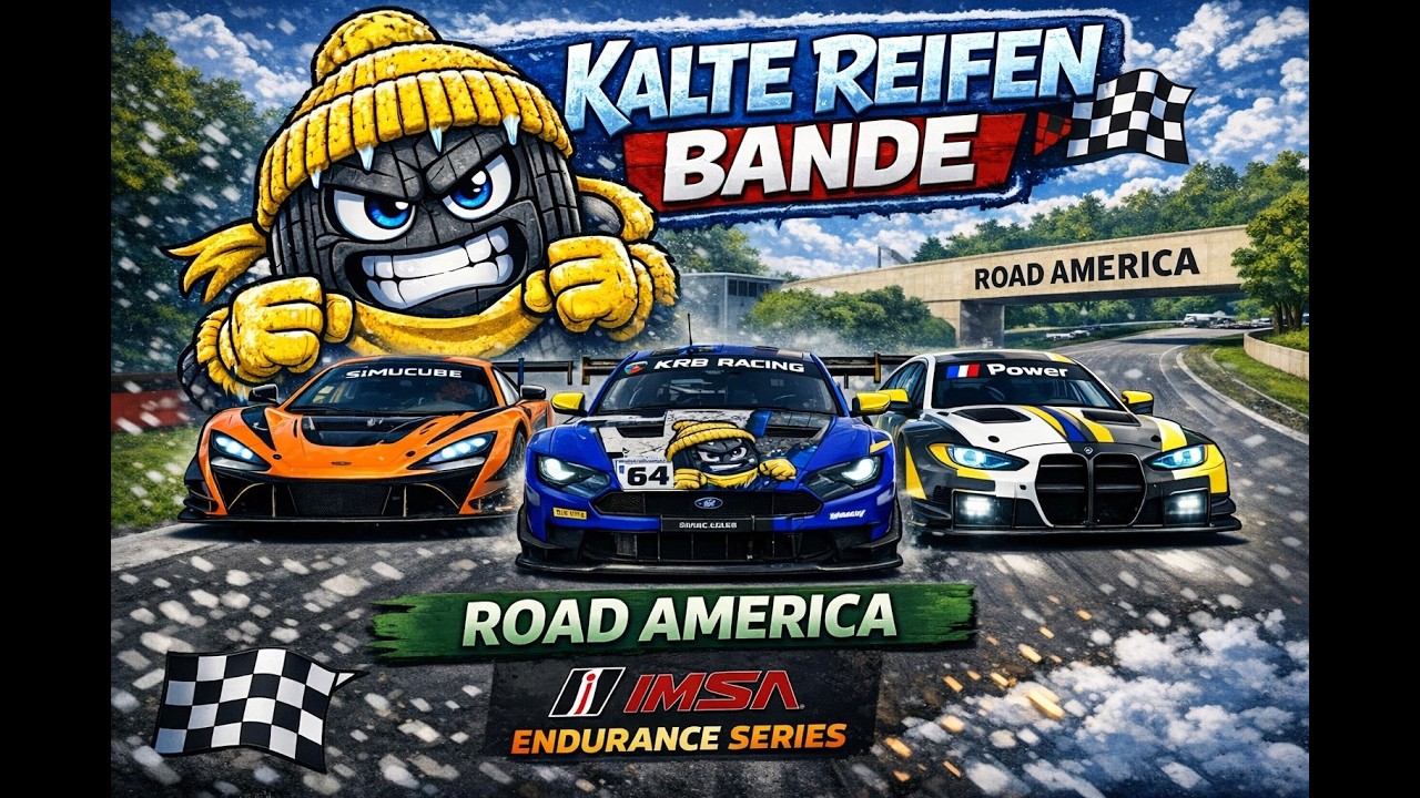 🔴 LIVE | IMSA Endurance Series – Road America | Ford GT3 | KalteReifenBande