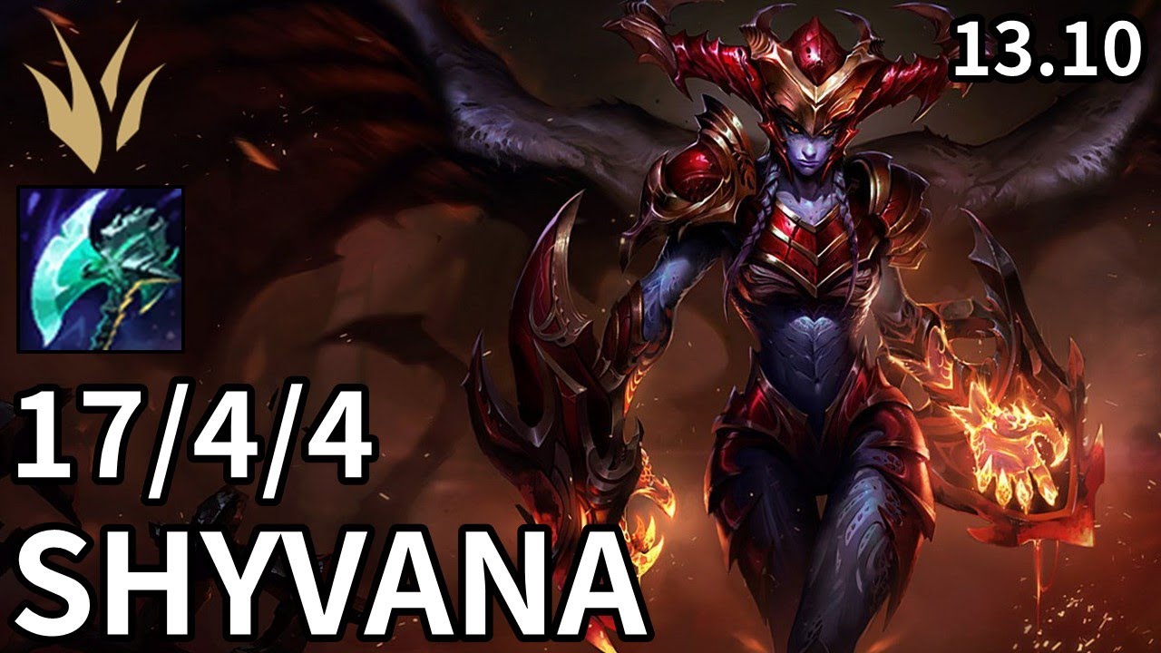 Shyvana Jungle vs Shaco - EUW Master | Patch 13.10