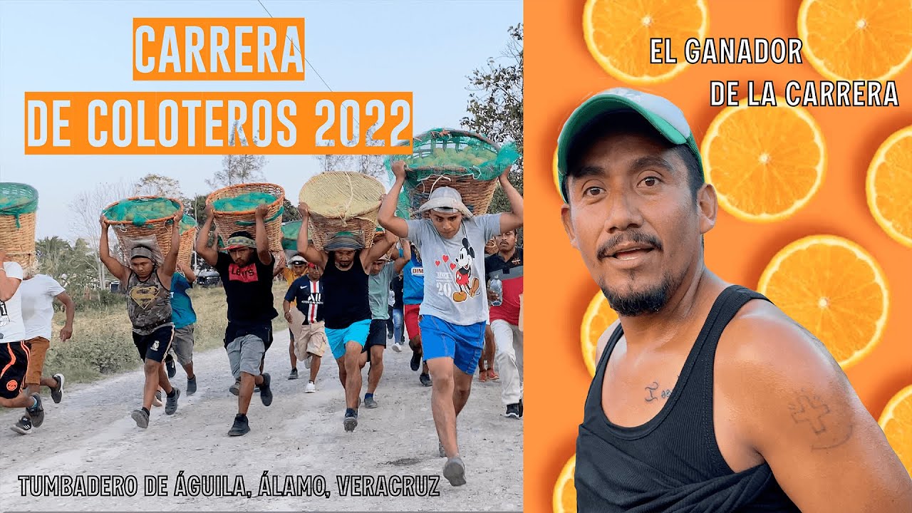 Carrera de coloteros en Tumbadero de Águila, Álamo, Veracruz.