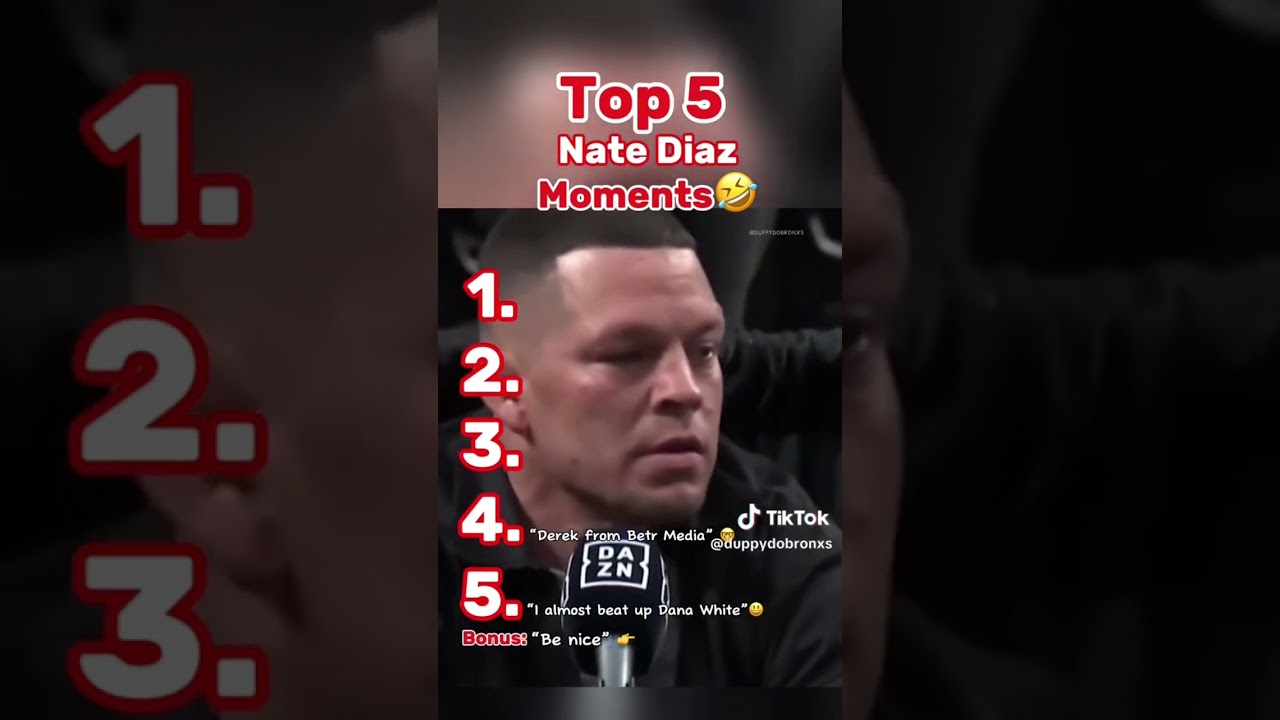 Nate Diaz funny moments