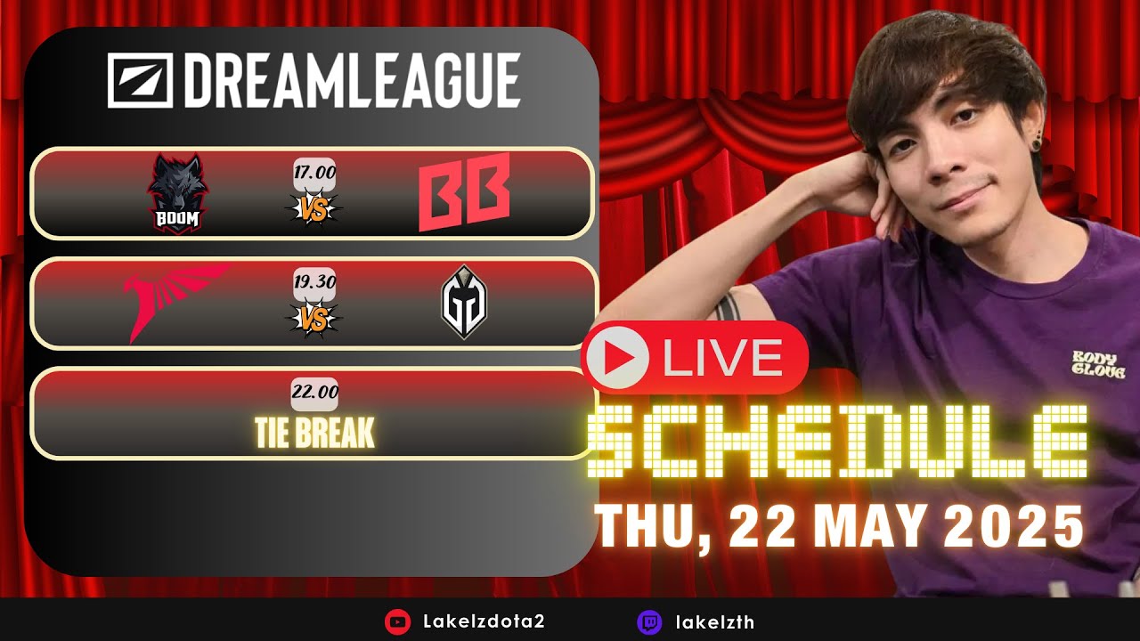🔴LIVE 🏹[Tie Break] Falcons vs Gladiator (Bo3) | DreamLeague S26 GS1 : !tipme โดเนทขึ้นจอ
