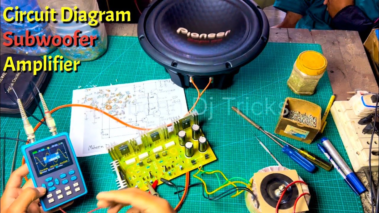 how to make a amplifier at home | amplifier circuit at home | Mubeen Dj Tricks