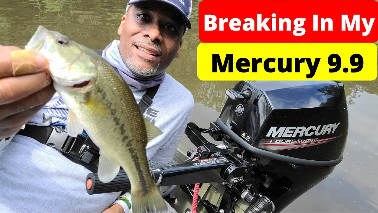 Breaking In My MERCURY 9.9 {Jon Boat Fishing} Lowe 1448