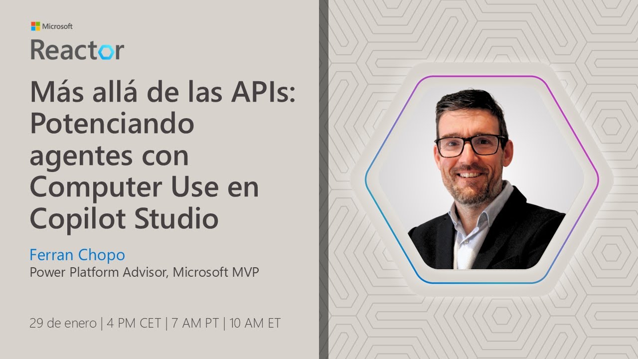 Más allá de las APIs: Potenciando agentes con Computer Use en Copilot Studio