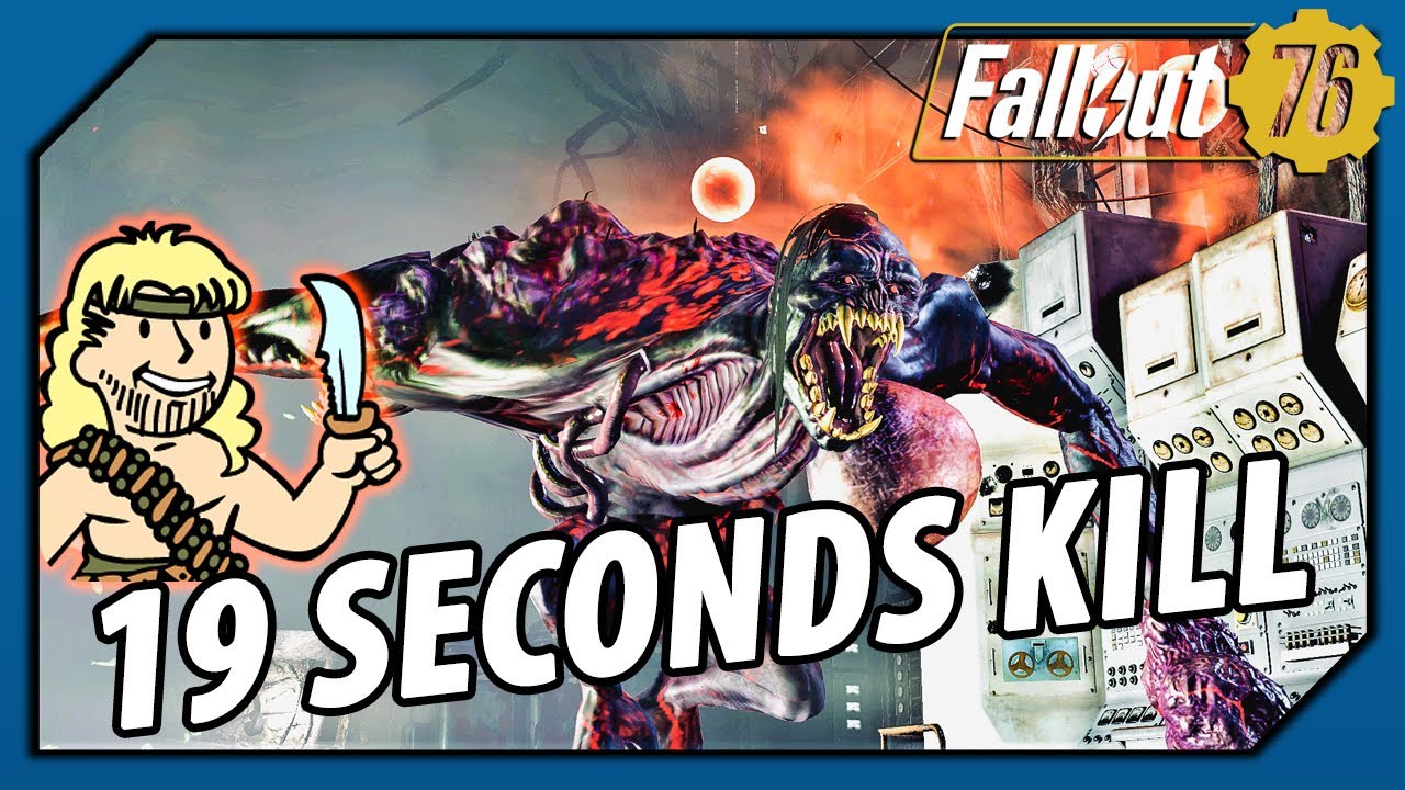 Fallout 76 - Earle Williams World Record Attempt | 19 SECONDS SOLO KILL!
