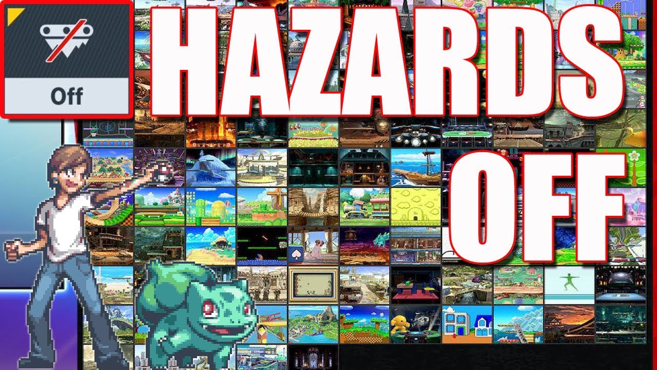 What Does Hazards Off Do To EVERY Stage?! - Super Smash Bros Ultimate