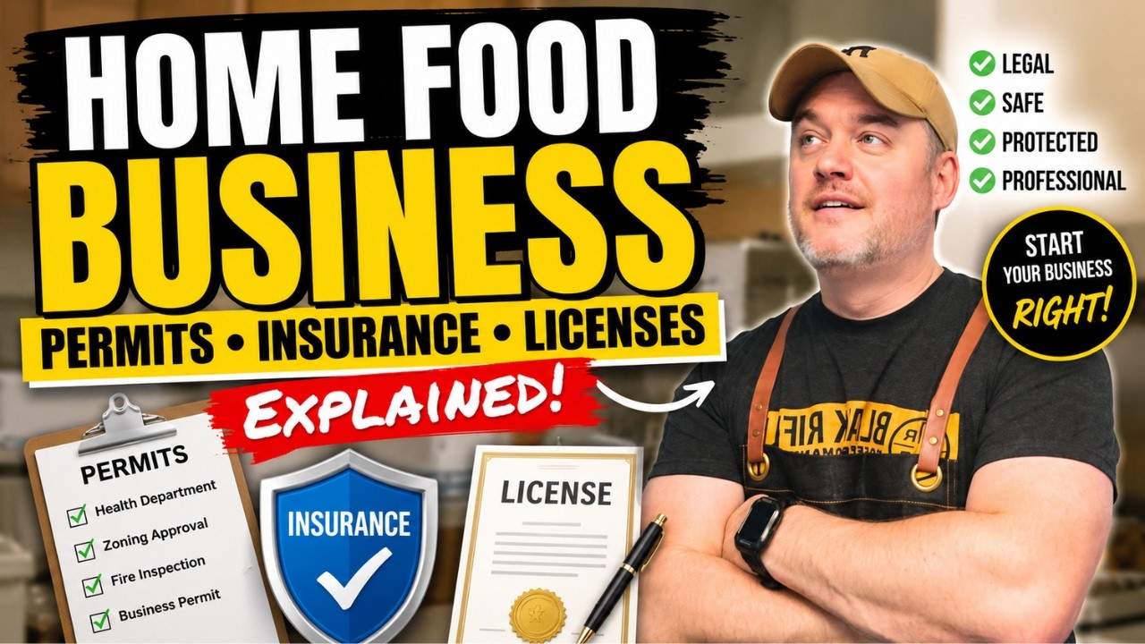 Home Food Business LICENSES PERMITS INSURANCE EXPLAINED FULL TUTURIAL