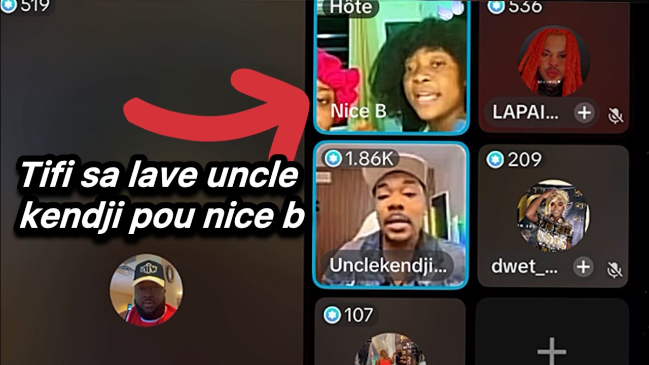 😂 zanmi nice b a lave uncle kendji poutet uncle kendji ap rabese nice b Devan doodly
