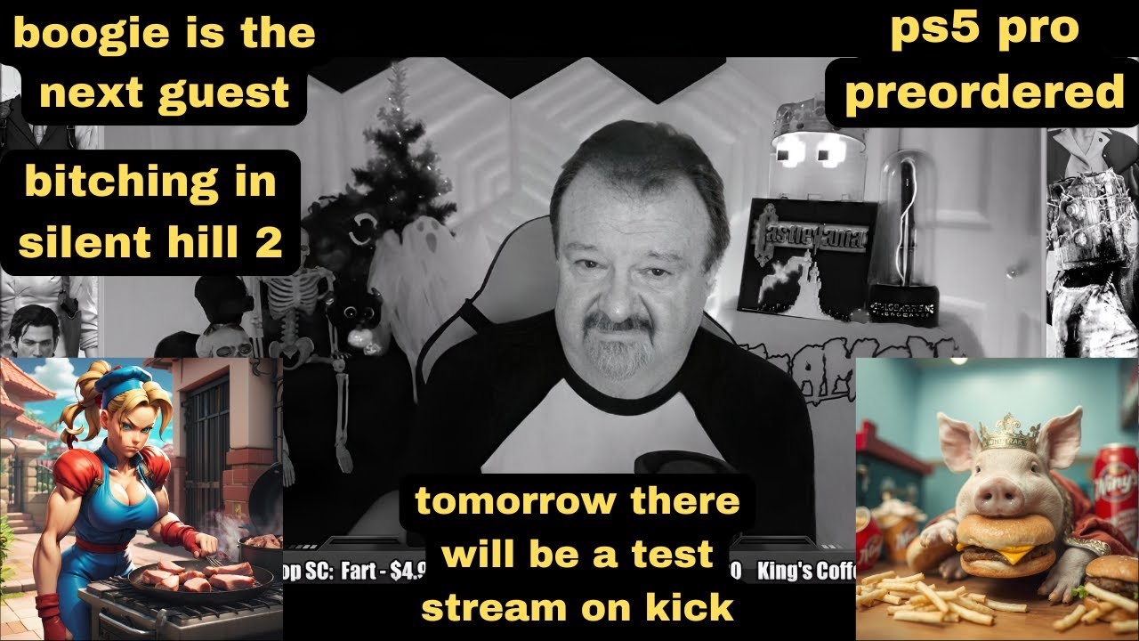DsP--test stream on kick--boogie is the next guest--ps5 pro preordered--bitching in silent hill 2