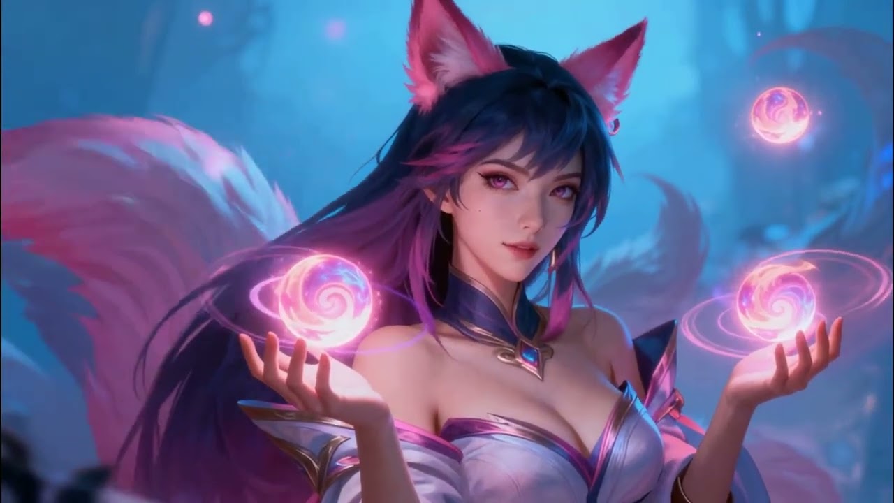Playlist Ahri  🦊 LoL – Chill K‑Pop / Future Bass Gaming Music