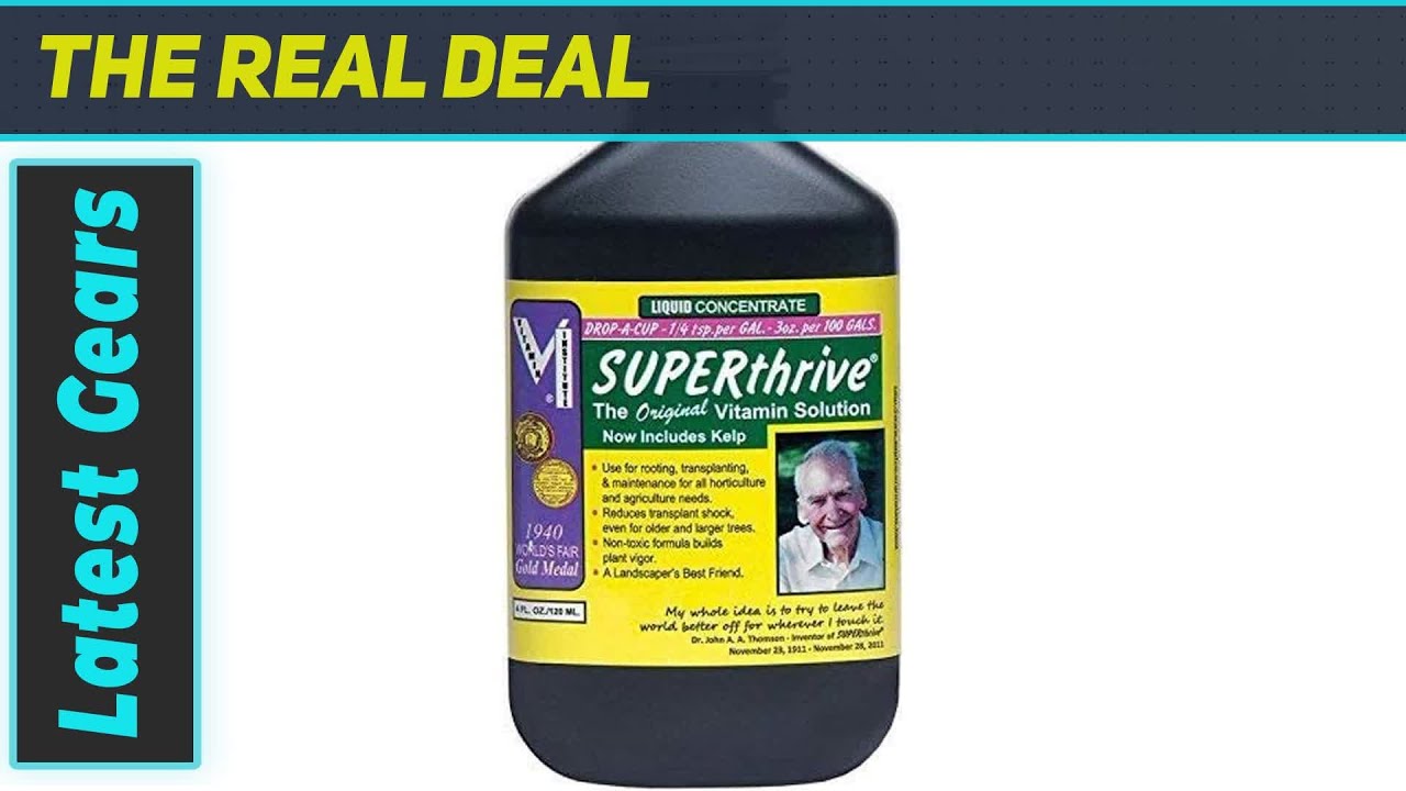 SuperThrive Advanced Nutrition: The Best Plant Vitamins for Thriving Gardens