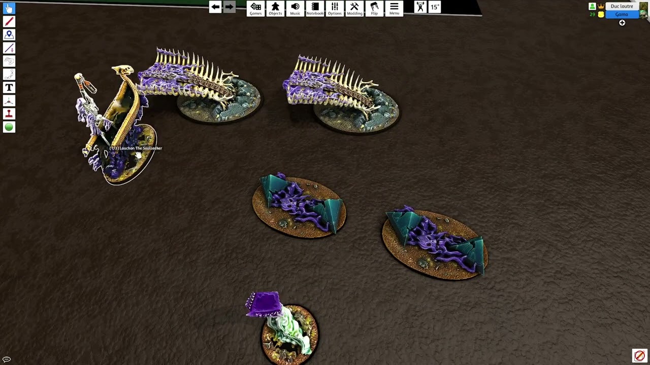 [TTS - Age of sigmar] *new nurgle* (Otter) vs Ossiarch (Gama)