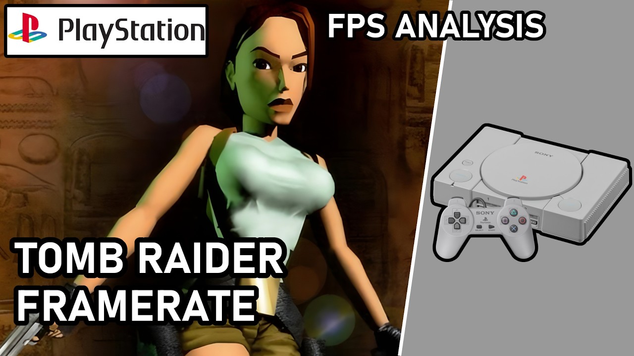 Tomb Raider  |  Playstation  |  Frame Rate Test