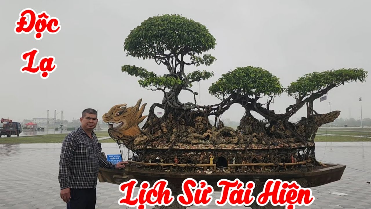 Hai TP Sanh & Tiểu cảnh rất độc đáo lạ mắt của anh Tuấn Vũ tại TL khai ấn đền Trần Nam định 2026