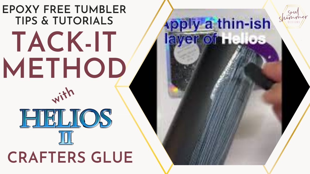 Tack-It Method using Helios Glitter Glue! Ready for Hyperion Topcoat