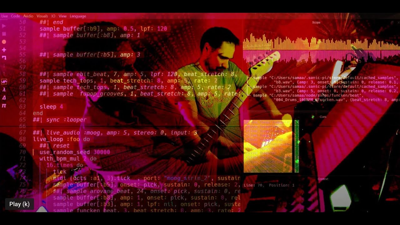 Sonic Pi Band Jam Session with Ben Smith and Sam Aaron