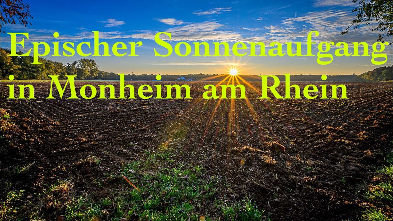 Epischer Sonnenaufgang (in Bildern festgehalten)