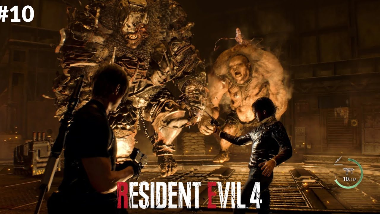 Thrown Into Hell & DOUBLE GIANT BOSS FIGHT 💀🔥 | Resident Evil 4 | Part 10