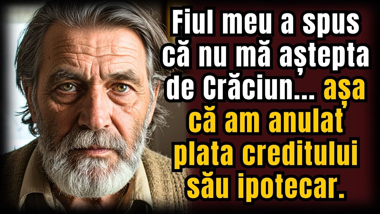 Fiul meu a zis că nu mă vrea de Crăciun — așa că i-am anulat plata ipotecii casei. | Povești
