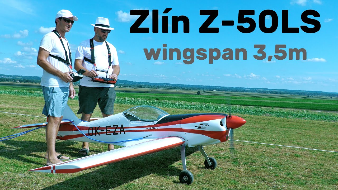 Zlín Z-50LS HMODEL | 3,5m giant scale RC airplane | 4K | Hat 2025