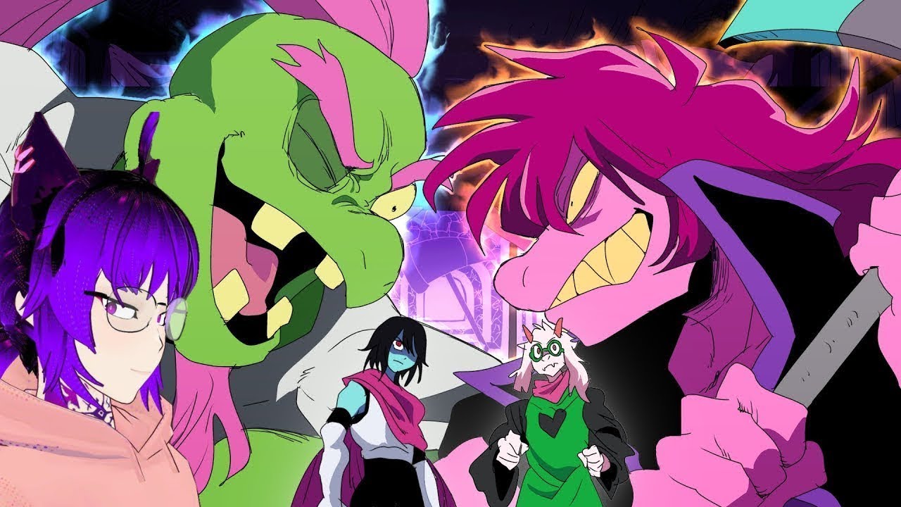 Реакция на: Hammer of Justice - Deltarune Gerson Fight -  Animationz Ke