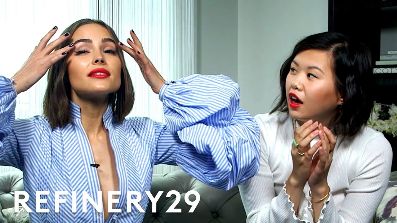 No Mirror Makeup Challenge With Olivia Culpo | Beauty With Mi | Refinery29